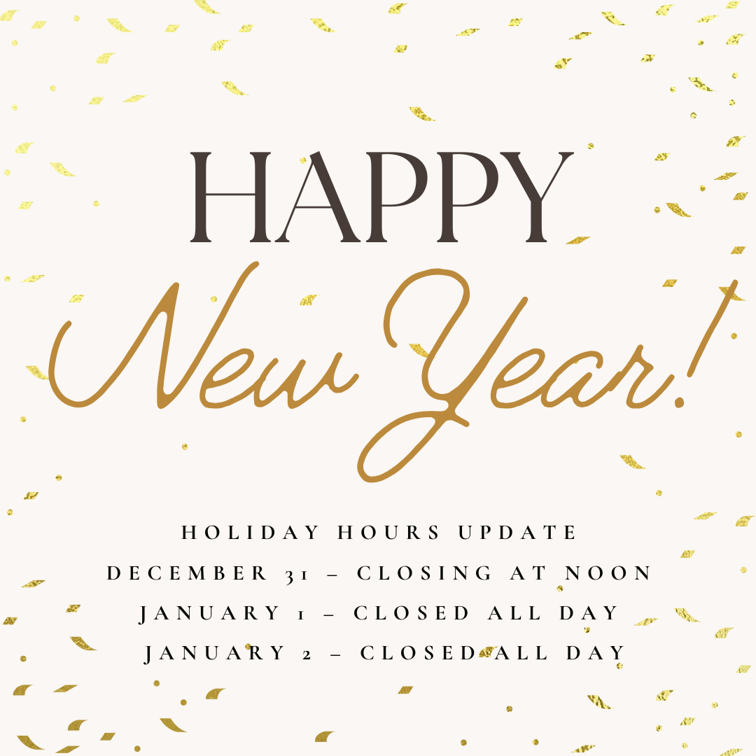 Holiday Announcement